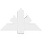 Ekena Millwork Kennewick Architectural Grade PVC Gable Bracket, 36"W x 19 1/2"H x 4"D x 6"F, 13/12 Pitch GBP036X20X0406KEN00 - alternate 2